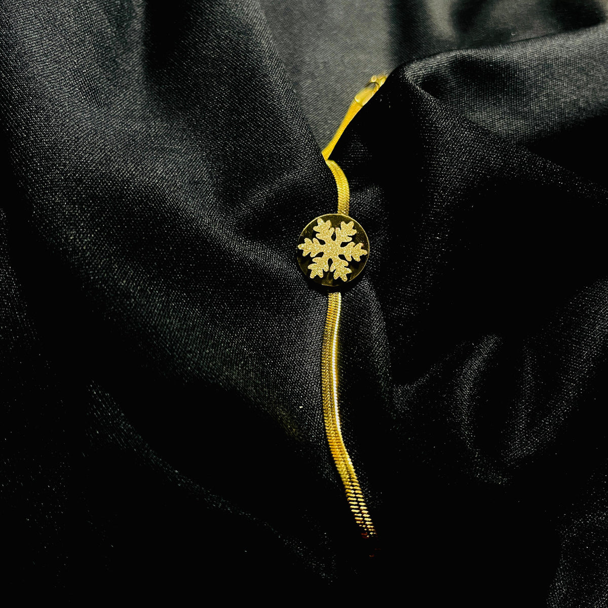 24K Gold Plated Shimmering Lucky Bracelet - Golden Luxury Charm